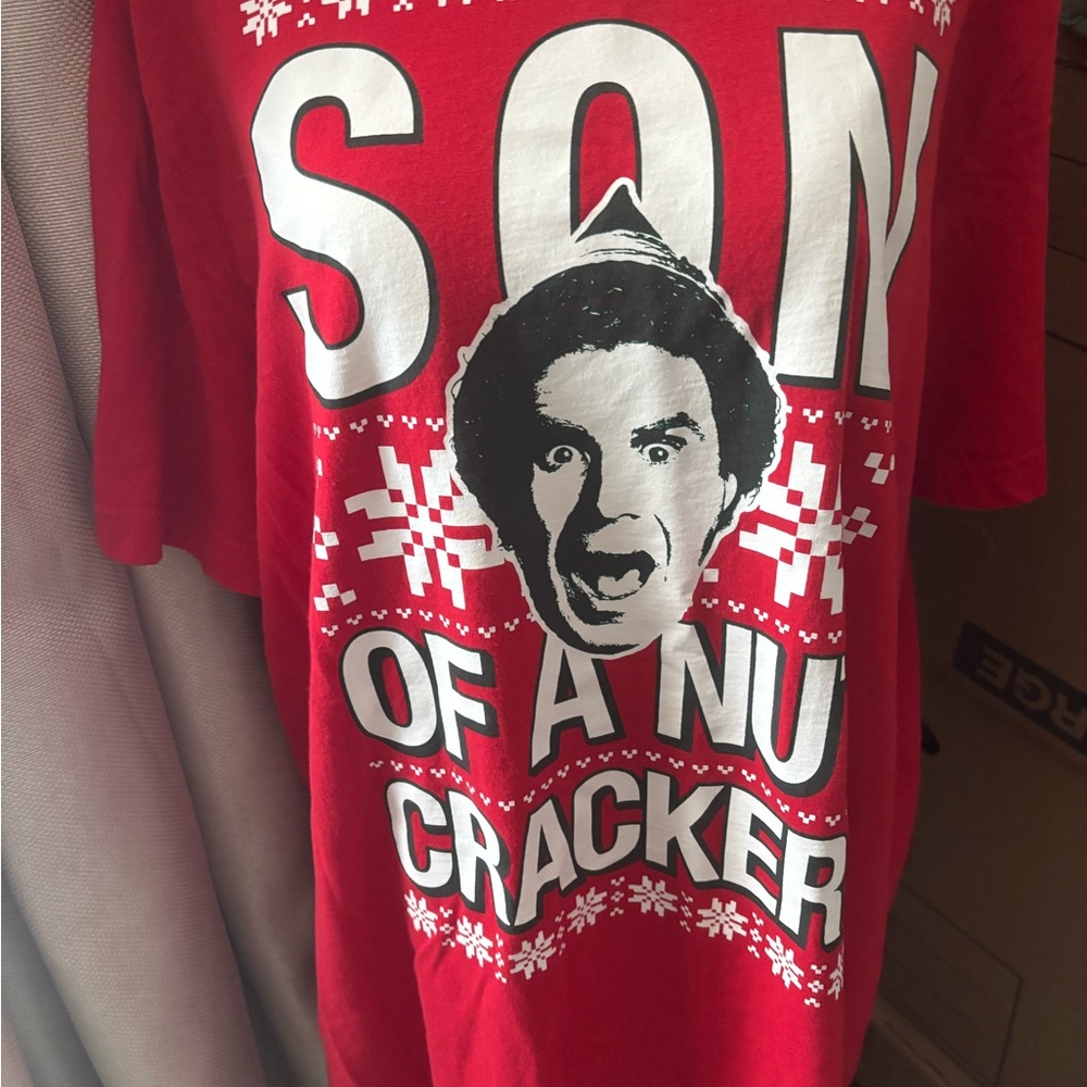 Red Holiday Graphic Tee - Short Sleeve Final Sale